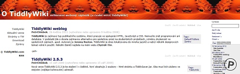 O Tiddlywiki